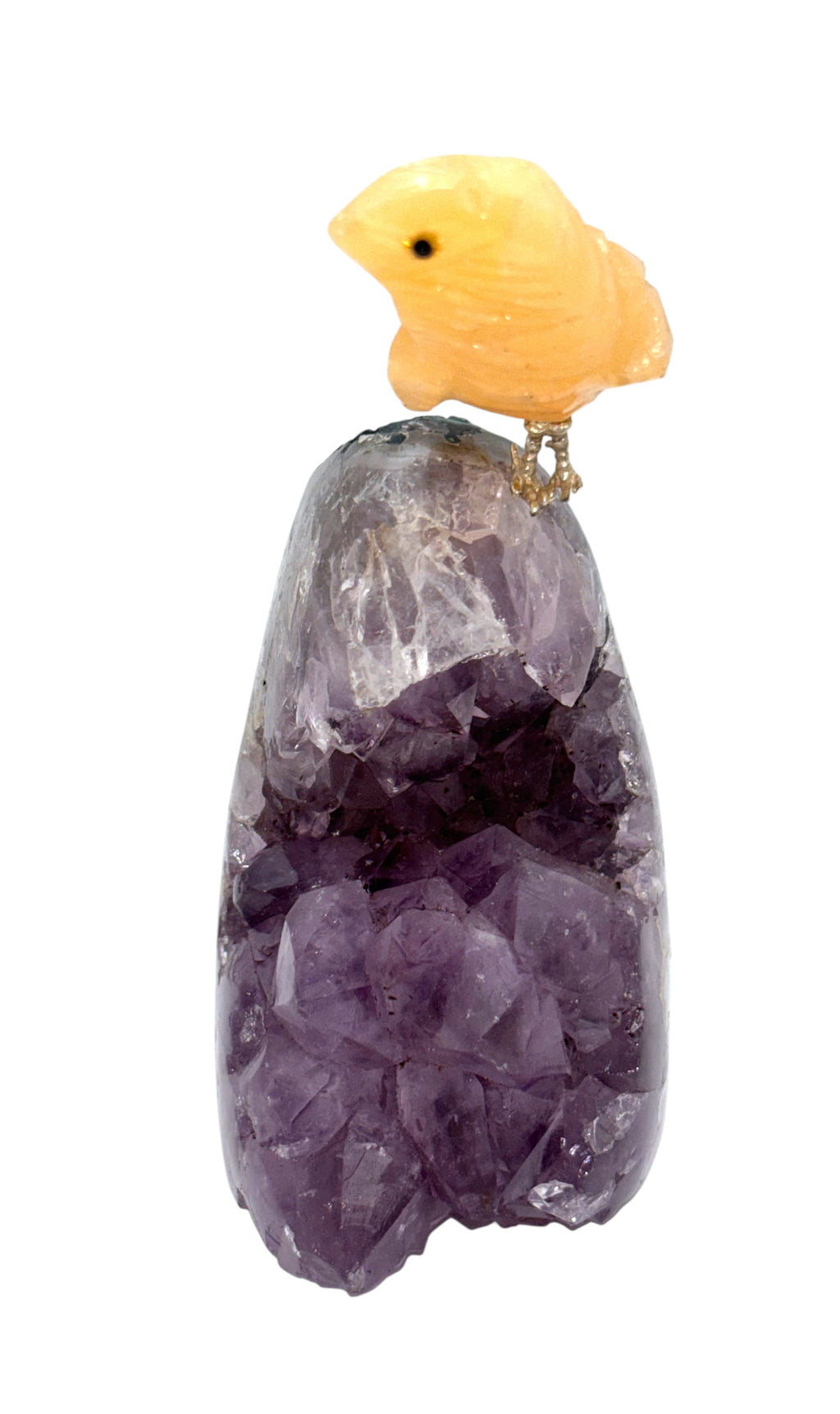 Amethyst with Bird