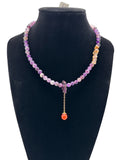 Amethyst Beaded Necklace