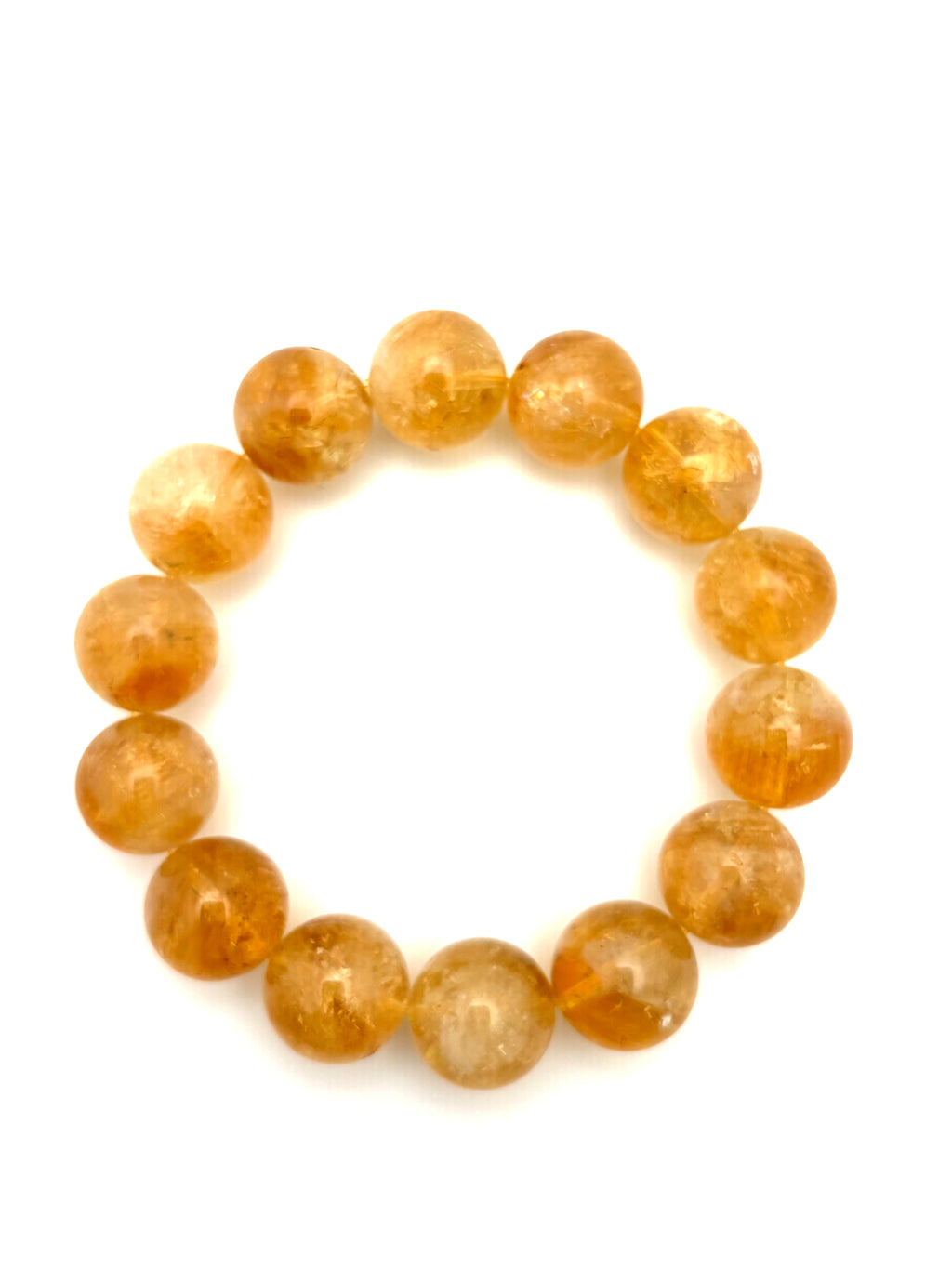 Citrine Beaded Bracelet