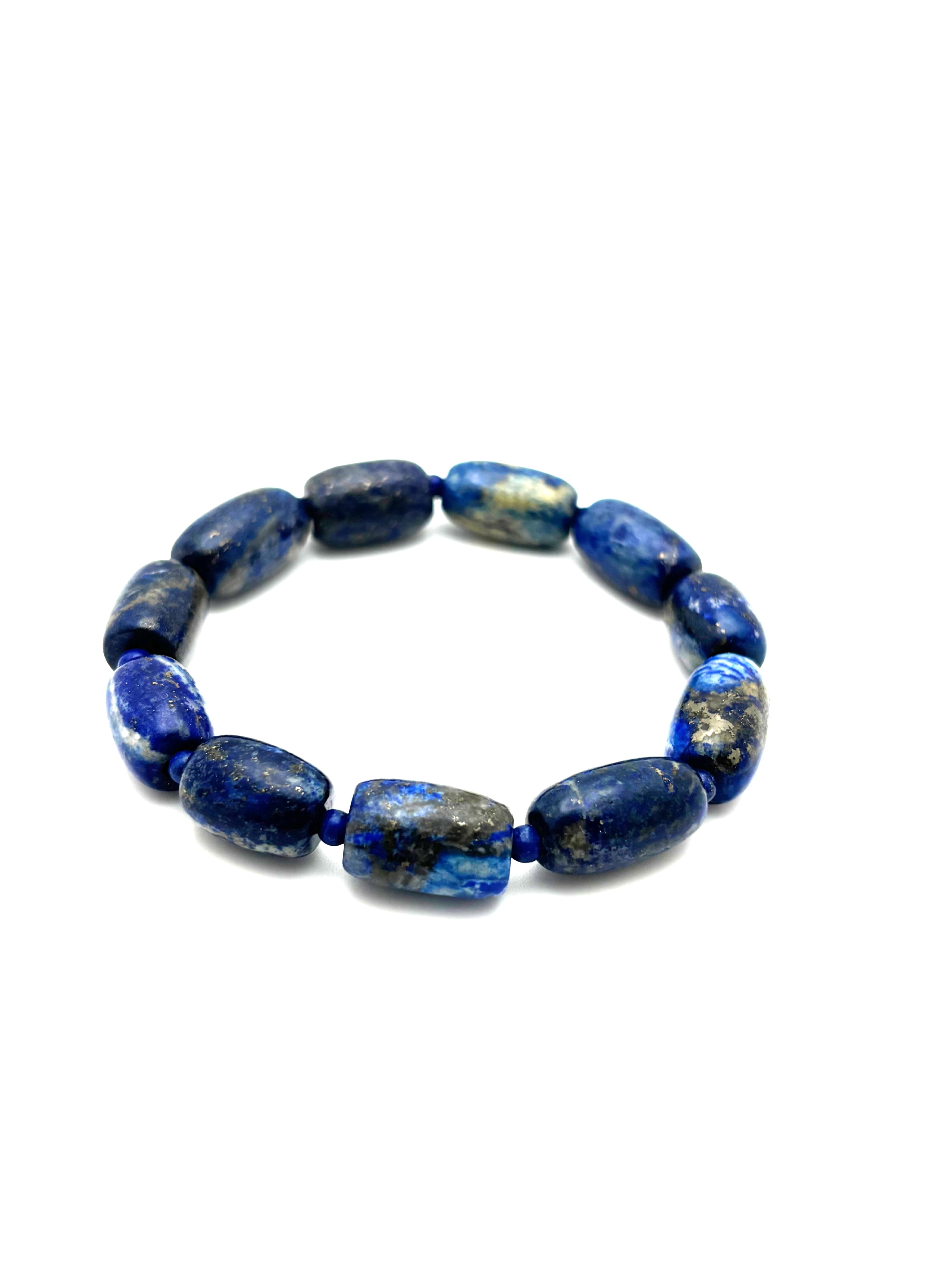 Lapis Lazuli Beaded Bracelet