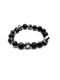 Eye-Agate Beaded Bracelet