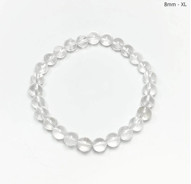 Clear Quartz Beaded Bracelet